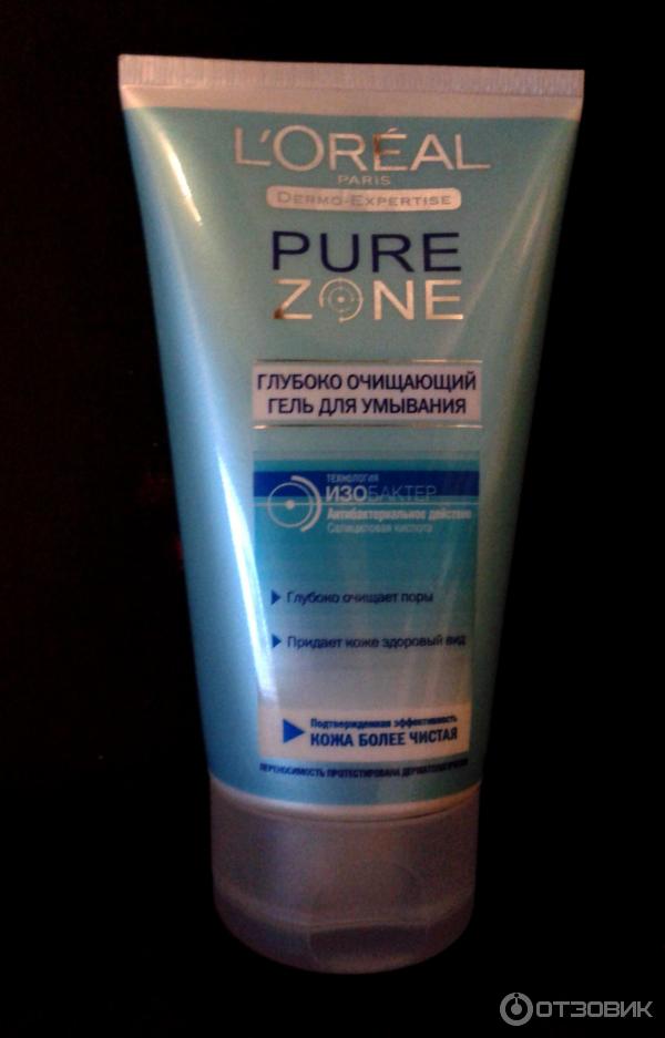 Флакон геля для умывания LOreal Pure Zone