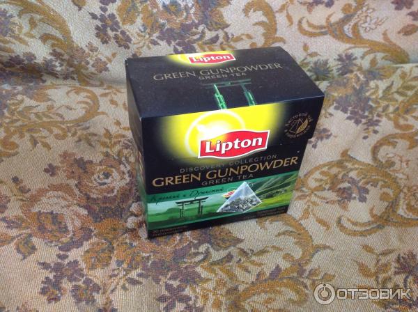 Чай Lipton Green Gunpowder фото