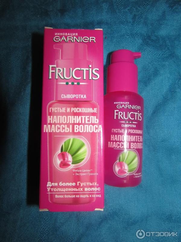 Сыворотка для волос Garnier Fructis Наполнитель массы волоса фото