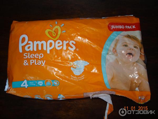 Детские подгузники Pampers Sleep & Play фото
