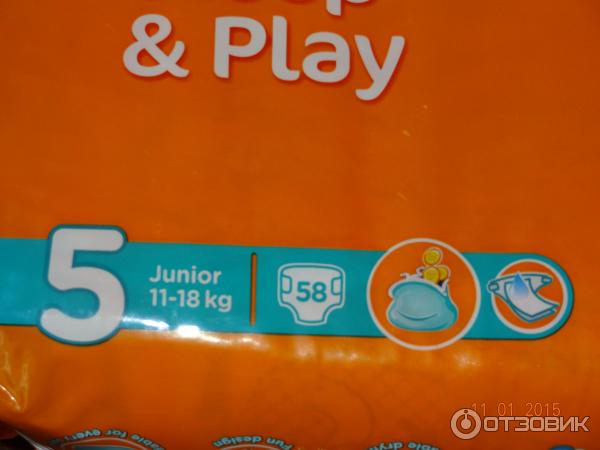 Детские подгузники Pampers Sleep & Play фото
