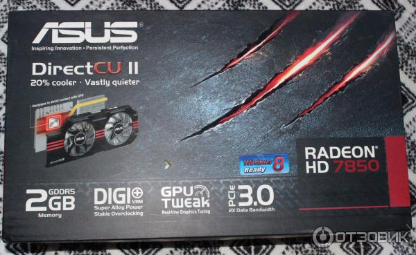 Видеокарта Asus PCI-E AMD Radeon HD7850 2048MB 256bit GDDR5 5 фото