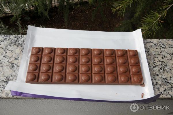 Шоколад молочный Milka с молочной и карамельной начинками и цельным фундуком фото