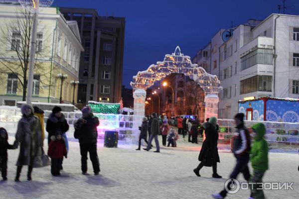 Ледовый городок (Россия, Екатеринбург) фото