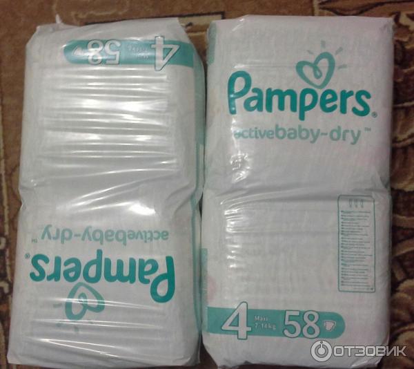 Подгузники Pampers Active Baby-Dry фото