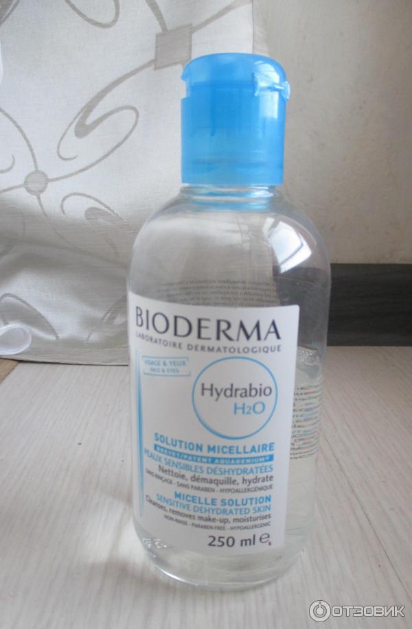 Увлажняющий мицеллярный раствор Bioderma Гидрабио H2O фото