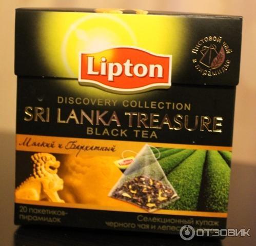 Чай черный lipton sri lanka treasure