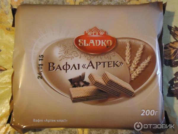 Вафли Sladko Артек фото