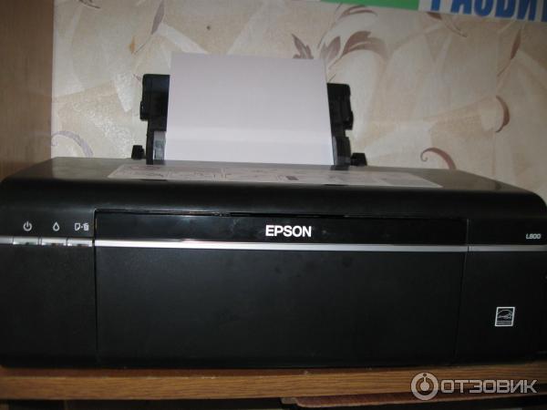 Epson L800 вид спереди