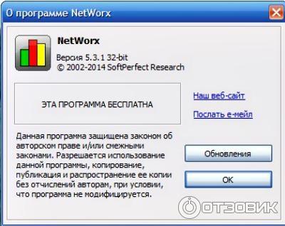 Программа для мониторинга трафика NetWorx фото