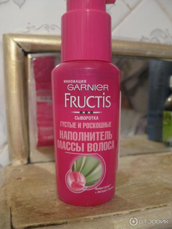 Сыворотка для волос Garnier Fructis Наполнитель массы волоса фото