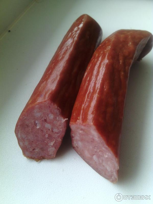 Колбаски Охотничьи полукопченые Ратимир фото