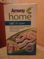 Порошок-усилитель Amway Tri-Zyme для замачивания белья и выведения пятен фото
