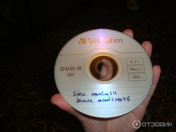 Диски DVD-R, DVD-RW Verbatim фото