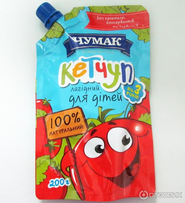 Кетчуп Чумак Нежный для детей фото