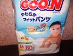 Детские подгузники GOON фото