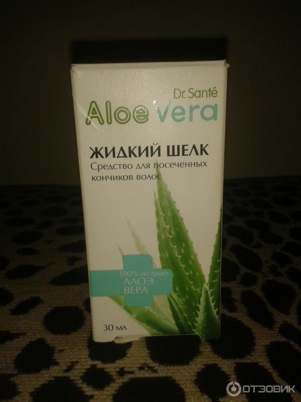 Средство для посеченных кончиков волос Dr. Sante Aloe Vera Жидкий шелк фото