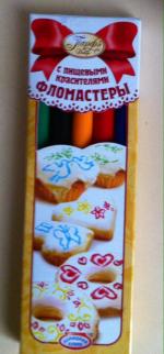 Фломастеры с пищевыми красителями Топ-продукт ПАРФЭ фото