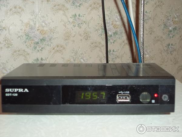 SUPRA – STD-120 Приемник цифровых эфирных каналов DVB-T2 с функцией записи фото