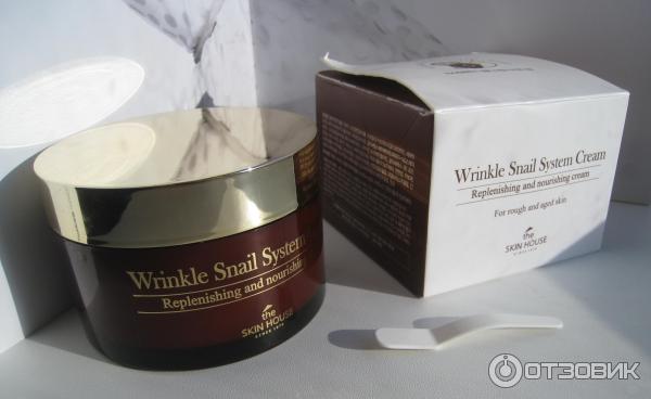 Улиточный крем для лица The Skin House Wrinkle Snail System Cream фото