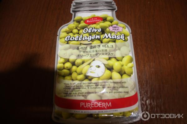 Маска для лица Purederm Olive Collagen Mask фото