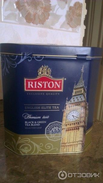 Чай Riston English Elite Tea (смесь черного и зеленого чая) фото