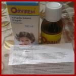 Противовирусный сироп для детей "Орвирем" фото