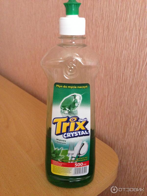 Средство для мытья посуды Trix Crystal фото