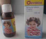 Противовирусный сироп для детей "Орвирем" фото
