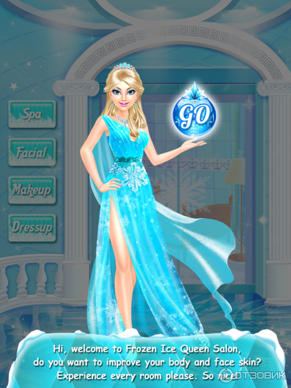 Frozen Ice Queen Salon - игра для iOS фото