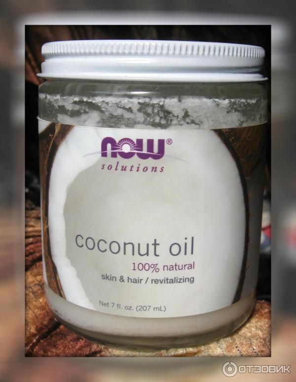 Кокосовое масло Now Foods 100% Natural Coconut Oil фото