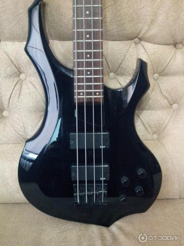 Бас-гитара ESP LTD F-104 BLK фото