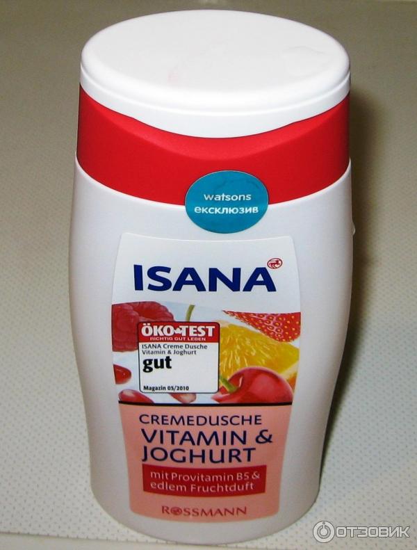 Гель для душа Isana Vitamin & Joghurt фото