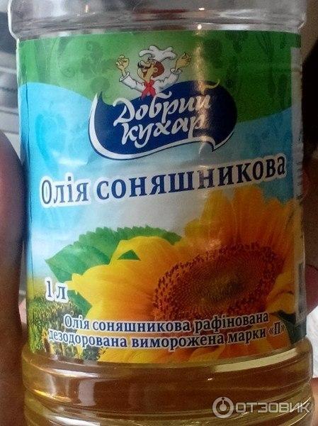 Масло подсолнечное Добрий кухар Олія соняшникова фото