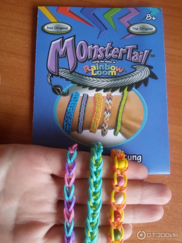 Браслет МОРСКОЙ ЗМЕЙ இ из резинок на станке Monster tail இ Как плести из резинок Rainbow loom