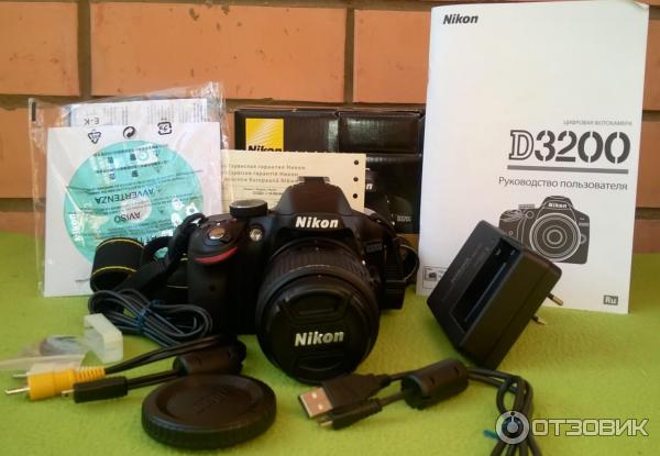 Цифровой зеркальный фотоаппарат Nikon D3200 18-55 VR II kit