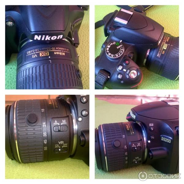 Цифровой зеркальный фотоаппарат Nikon D3200 18-55 VR II kit