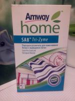 Порошок-усилитель Amway Tri-Zyme для замачивания белья и выведения пятен фото