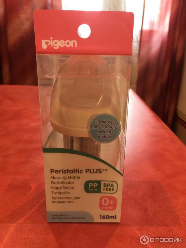 Бутылочка для кормления Pigeon Peristaltic Plus фото