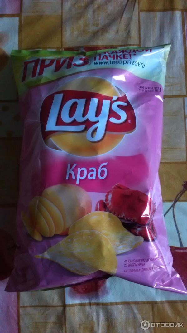 Картофельные чипсы Lays фото