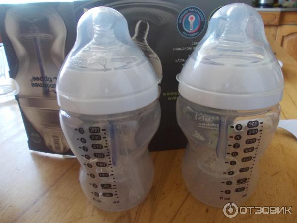 Бутылочка для кормления с термодатчиком Tommee Tippee фото