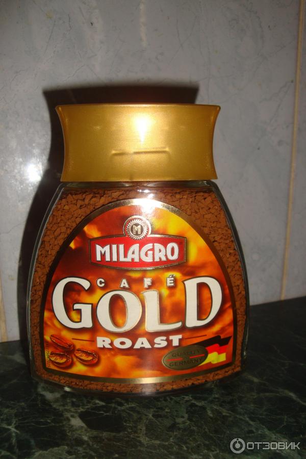 Растворимый кофе Milagro Gold roast фото