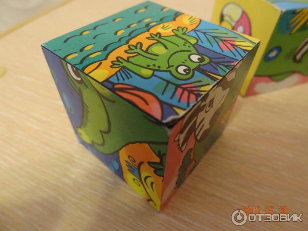 Игрушка Step Puzzle Кубики в картинках фото