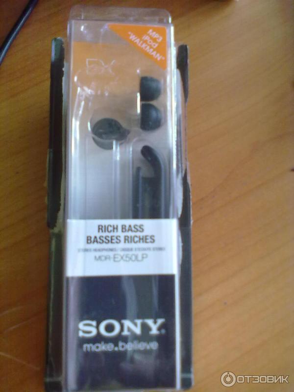 Наушники Sony MDR-EX50LP фото