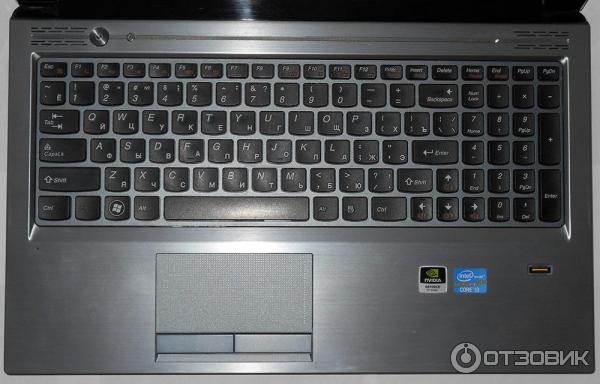 Клавиатура и тачпад ноутбука Lenovo IdeaPad V570