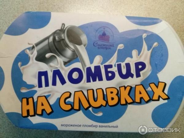 Пломбир на сливках Снежный городок фото