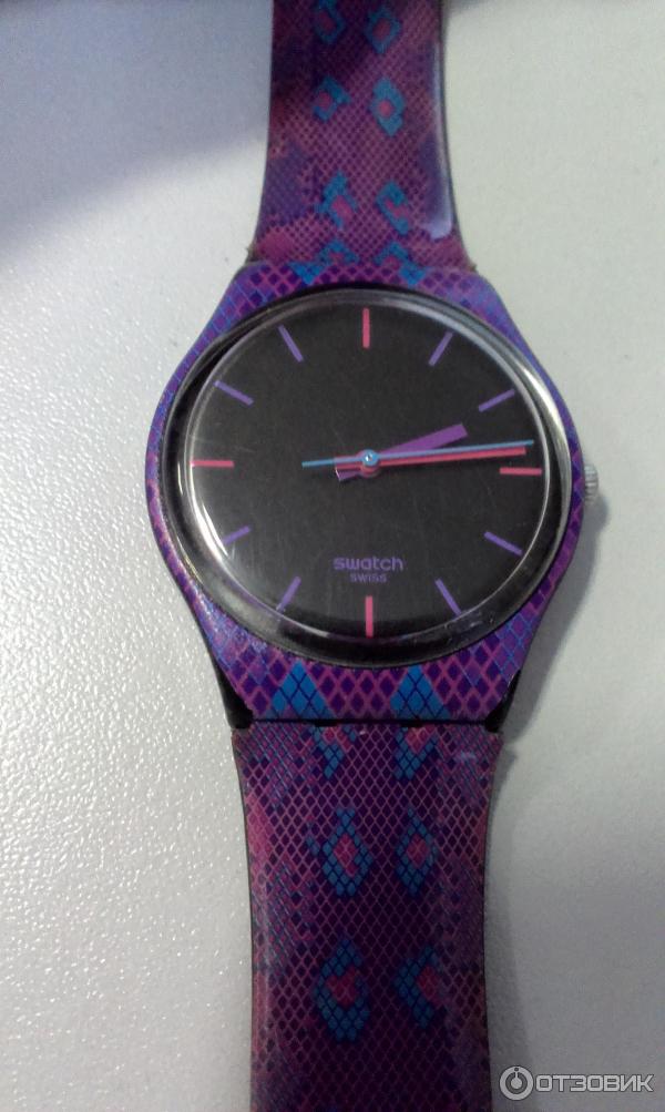 Женские часы Swatch SNAKY PURPLE фото