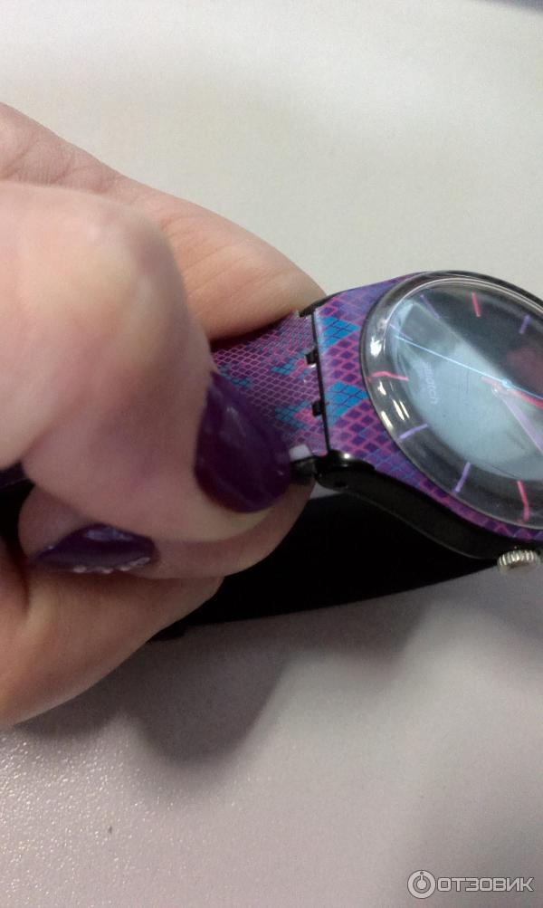 Женские часы Swatch SNAKY PURPLE фото