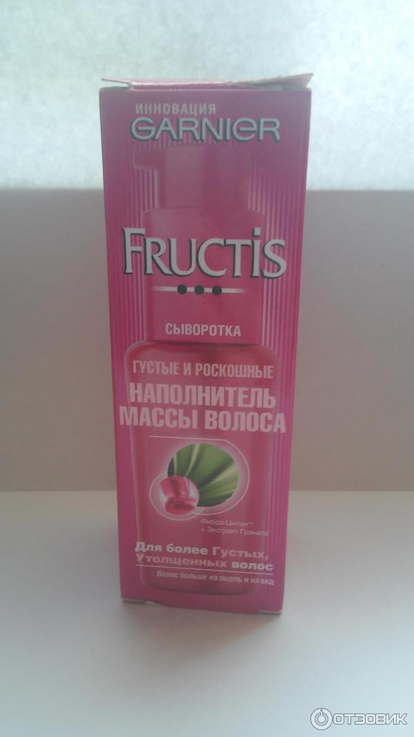 Сыворотка для волос Garnier Fructis Наполнитель массы волоса фото