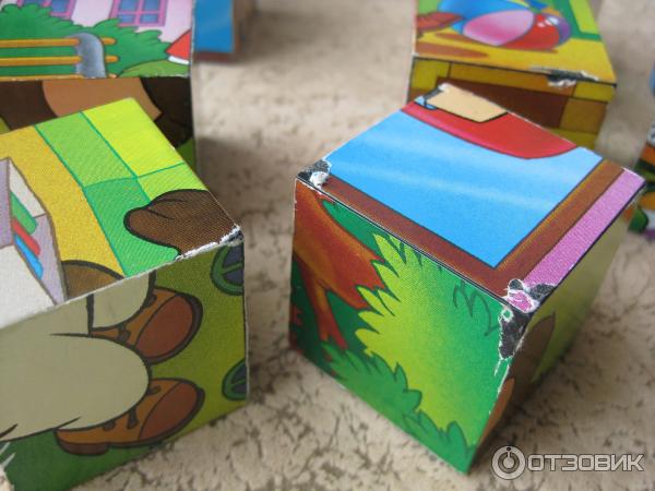 Игрушка Step Puzzle Кубики в картинках фото